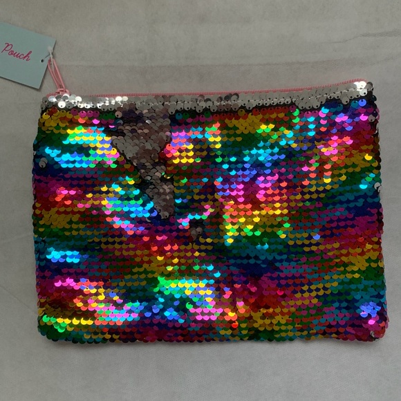 Kohl's Handbags - NWT Multicolor Sequin Pouch